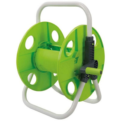 45m Garden Hose Pipe Reel Tidy Carry Cart Portable Freestanding Water