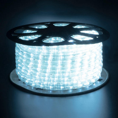 45m LED Rope Light Kit - Cut To Size Flexible Tube Indoor Outdoor Ultra ...