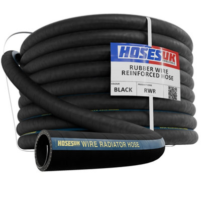 45mm, 8 Metre, Rubber Coolant Heater Hose Anti Kink High Temperature ...