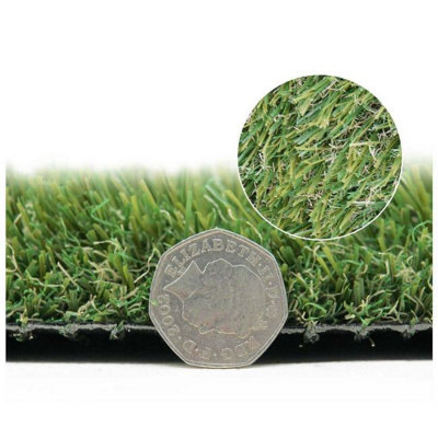 45mm Outdoor Artificial Grass, Plush Artificial Grass, Premium Synthetic Artificial Grass-13m(42'7") X 4m(13'1")-52m²