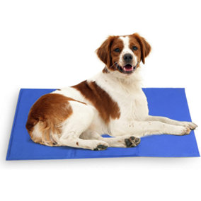 45x60cm Pet Dog Cat Self Cooling Pressure Activated Gel Mat Cold Ice Non Toxic Cushion Pads