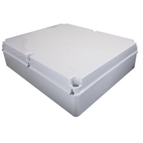 460x380x120mm IP56 PVC Junction Box, Plain Sides with Stainless Steel Screws