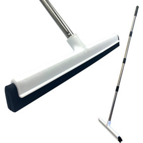 46cm Floor Squeegee Mop with 4-Section Aluminum Anti-Rust Handle