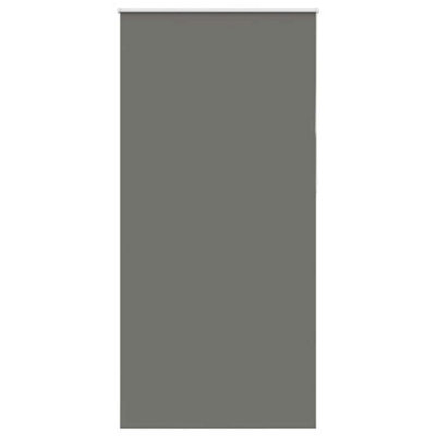 Berkfield Roller Blind Blackout Grey 100X210 Cm Fabric Width 95.7 Cm Polyester from B&Q