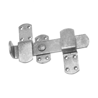 Betley Butterfly Kick Over Stable Door Latch Heavy Duty Gate Catch Galvanised from B&Q