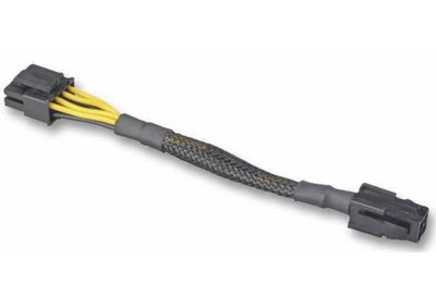 Akasa 4-Pin Female to 8-Pin Male (4+4) ATX 12V PSU Adapter Cable AK-CBPW10-15BK - Image 2