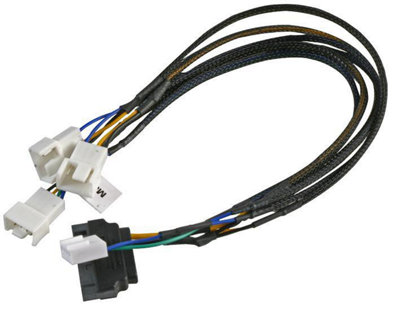 Akasa Pwm Fan Splitter Cable For Fans From 1 Pwm Port Powered Size 3 Black Ak-Cbfa06-30 - Image 5