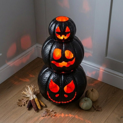 B&Q -  Spooky Glowing Stacked Led Pumpkins