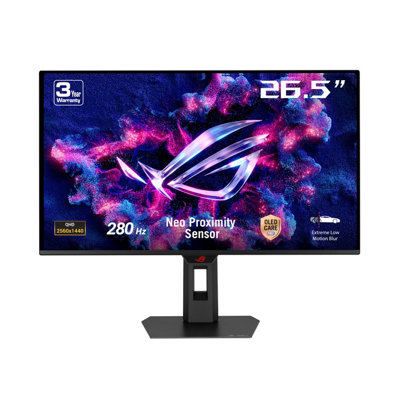 Asus Rog Strix Xg27Acdms 26.5" Qd-Oled Monitor (2560X1440/0.03Ms/hdmi/displayport/usb-C)