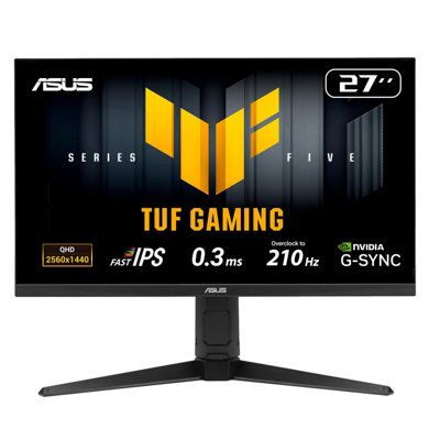 Asus Vg27Aql5A 27" Ips Led Black Multimedia Monitor (2560X1440/1Ms/hdmi/displayport)