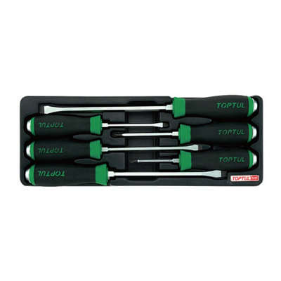 B&Q -  Go-Thru Slotted & Phillips Screwdriver Set 6Pc Hexagon Driver Gaat0601