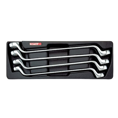 Toptul Double Ring Wrench Set 4Pc 75 Degree Sizes 21X23 24X26 25X28 27X32mm Gaat0402 from B&Q