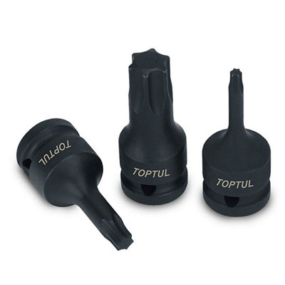 Toptul 1/2 Inch Star Drive T70 Torx Impact Socket Garage Tool Cr-Mo Steel Kada1670 from B&Q