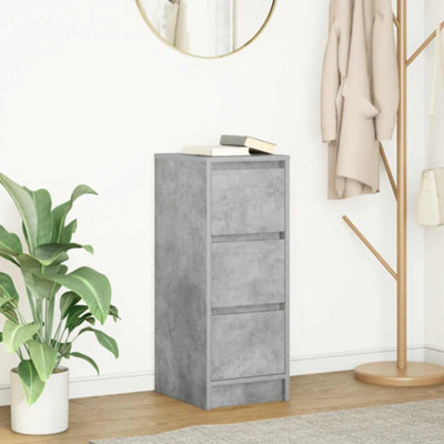 Berkfield Sideboard Concrete Grey 29.5X34X76 Cm Engineered Wood from B&Q