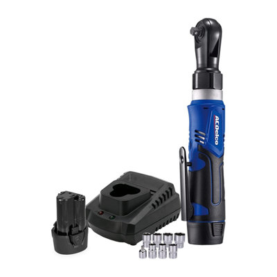 ACDelco Tools Acdelco Arw1209-P2 G12 12V Li-Ion Cordless 3/8" Ratchet Wrench 2 Battery Kit from B&Q