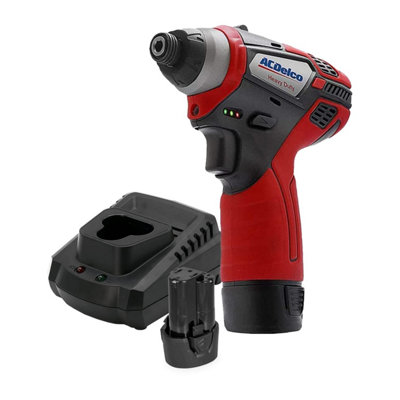 ACDelco Tools Acdelco Ari12105P G12 12V Li-Ion (10.8V) 1/4'' Hex Cordless Impact Driver Kit from B&Q