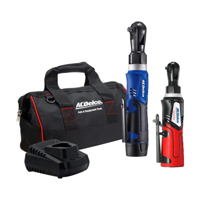 ACDelco Tools Acdelco Arw1209-K9 G12 12V Li-Ion Cordless 3/8" & 1/4" Ratchet Wrench Combo Kit from B&Q