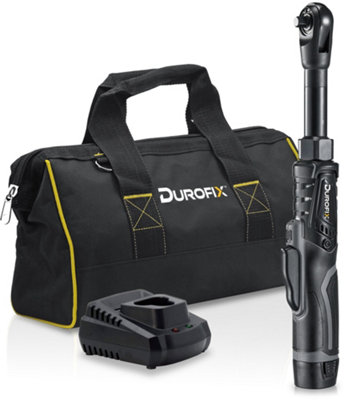 Durofix Rw1216-3Pgc G12 12V Li-Ion 3/8" Cordless Extended Ratchet Wrench Kit from B&Q