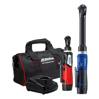 ACDelco Tools Acdelco Arw1218-K18 G12 12V Li-Ion 3/8" Extended & 1/4" Ratchet Wrench Combo Kit from B&Q