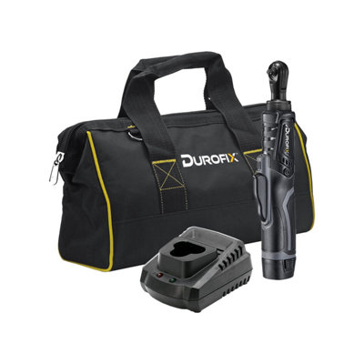 Durofix Rw1210-4Pg G12 12V Li-Ion Brushless 1/2" Cordless Ratchet Wrench Kit from B&Q