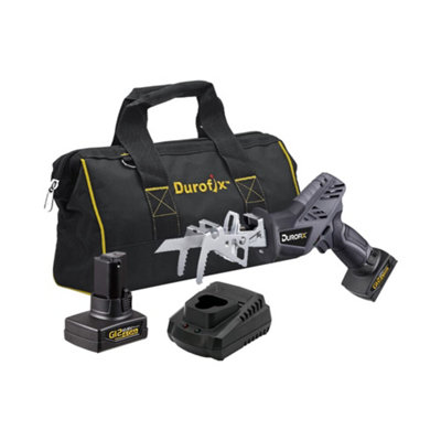 Durofix Rj1217-Pmg G12 12V Li-Ion Cordless Reciprocating Saw Kit from B&Q