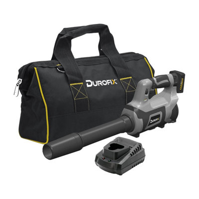Durofix Rz1282-Pg G12 12V Li-Ion Brushless Compact Leaf Blower Kit from B&Q