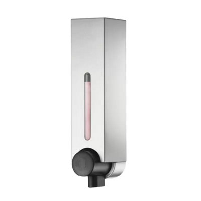 Euroshowers 250Ml Chrome Single Wall Mounted Shower Soap Dispenser from B&Q