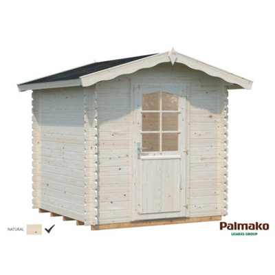 B&Q -  Vivian 3.8M²2.0M X 2.0M28mm Wall Logs