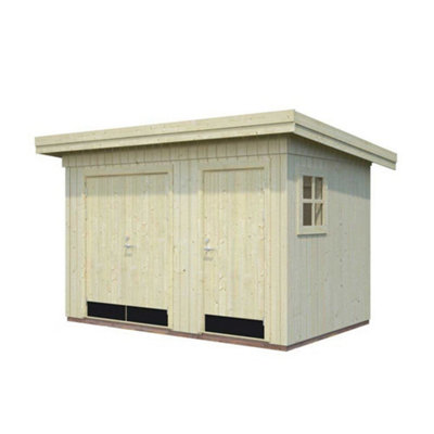 B&Q -  Kalle 6.6M²3.44M X 2.21M18mm Wall Logs