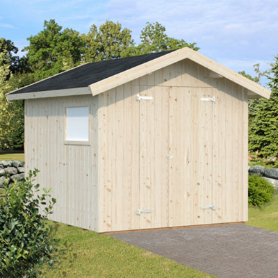 B&Q -  Nils 5.4 M² Shed2.33M X 2.39M16mm Wall Logs