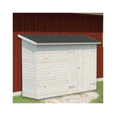 B&Q -  Leif 2.2M² Shed234Cm X 95Cm16mm Wall Logs