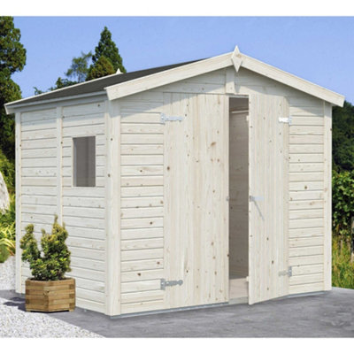 B&Q -  Dan 4.5M²2.43M X 1.9M16mm Wall Logs
