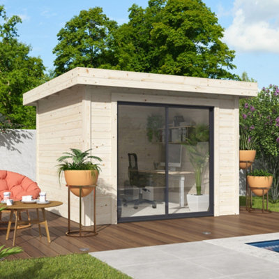 Palmako Light Lydia - 2.85M X 2.91M - 28Mm Wall Logs 8.0M²