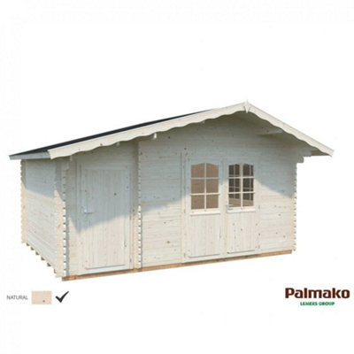 B&Q -  Emma 14.2M²4.5M X 4.1M34mm Wall Logs