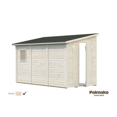 B&Q -  Mia 5.4M²3.33M X 1.65M16mm Wall Logs