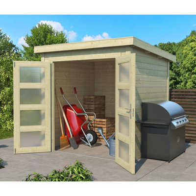 Lasita Maja Lasita Osland Zambezi 1 Log Cabin - 2M X 2M - Storage Shed