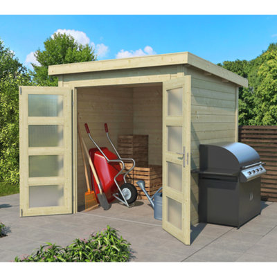 Lasita Maja Lasita Osland Zambezi 2 Log Cabin - 2.5M X 2M - Storage Shed