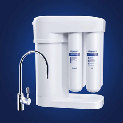 Aquaphor Ro-101S Compact Reverse Osmosis Under Sink Water Filtration System. Removes VirusesBacteriaHeavy Metals. from B&Q