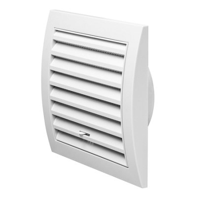 Air Vent Grille 150mm X 150mm / 100mm With Shutter from B&Q