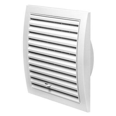 Air Vent Grille 190mm X 190mm / 125mm With Shutter from B&Q