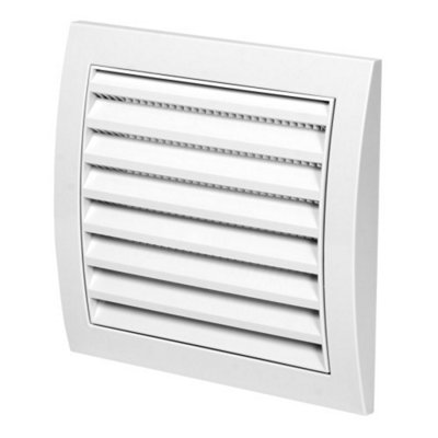 Air Vent Grille 190mm X 190mm / 150mm With Shutter from B&Q
