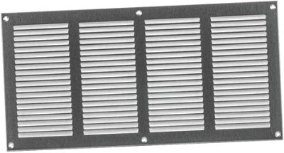 Galvanised Steel Air Vent Grille 400mm X 200mm With Fly Screen from B&Q