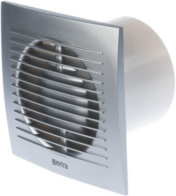 Bathroom Extractor Fan 100mm / Stylish Kitchen Ventilator Duct Air Vent Grille from B&Q