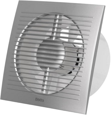Bathroom Extractor Fan 125mm / Stylish Kitchen Ventilator Duct Air Vent Grille from B&Q