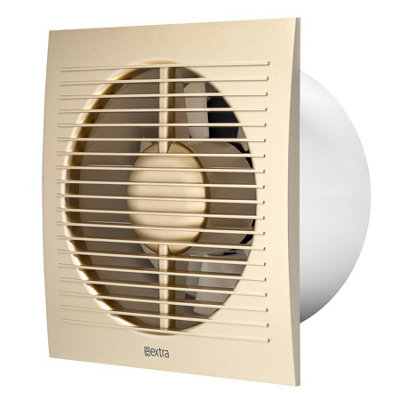 Gold Bathroom Extractor Fan 150mm With Timer from B&Q