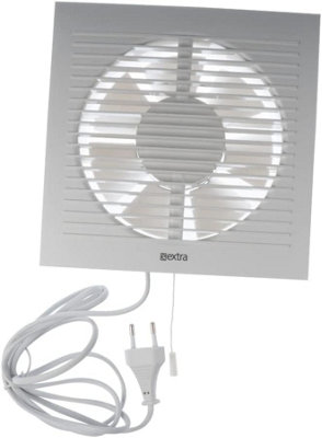 Bathroom Extractor Fan 150mm With Pull Cord Switch And Plug from B&Q