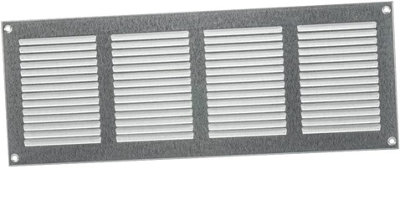 Galvanised Steel Air Vent Grille 400mm X 150mm With Fly Screen from B&Q