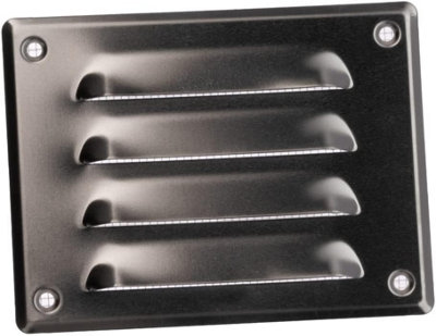 Aluminium Air Vent Grille 140mm X 105mm With Fly Screen from B&Q