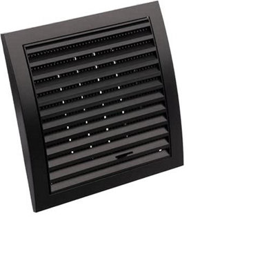 Anthracite Air Vent Grille 190mm X 190mm With 125mm Flange And Shutter from B&Q