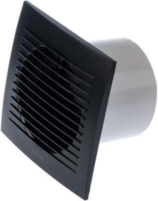 Anthracite Bathroom Extractor Fan 125mm from B&Q